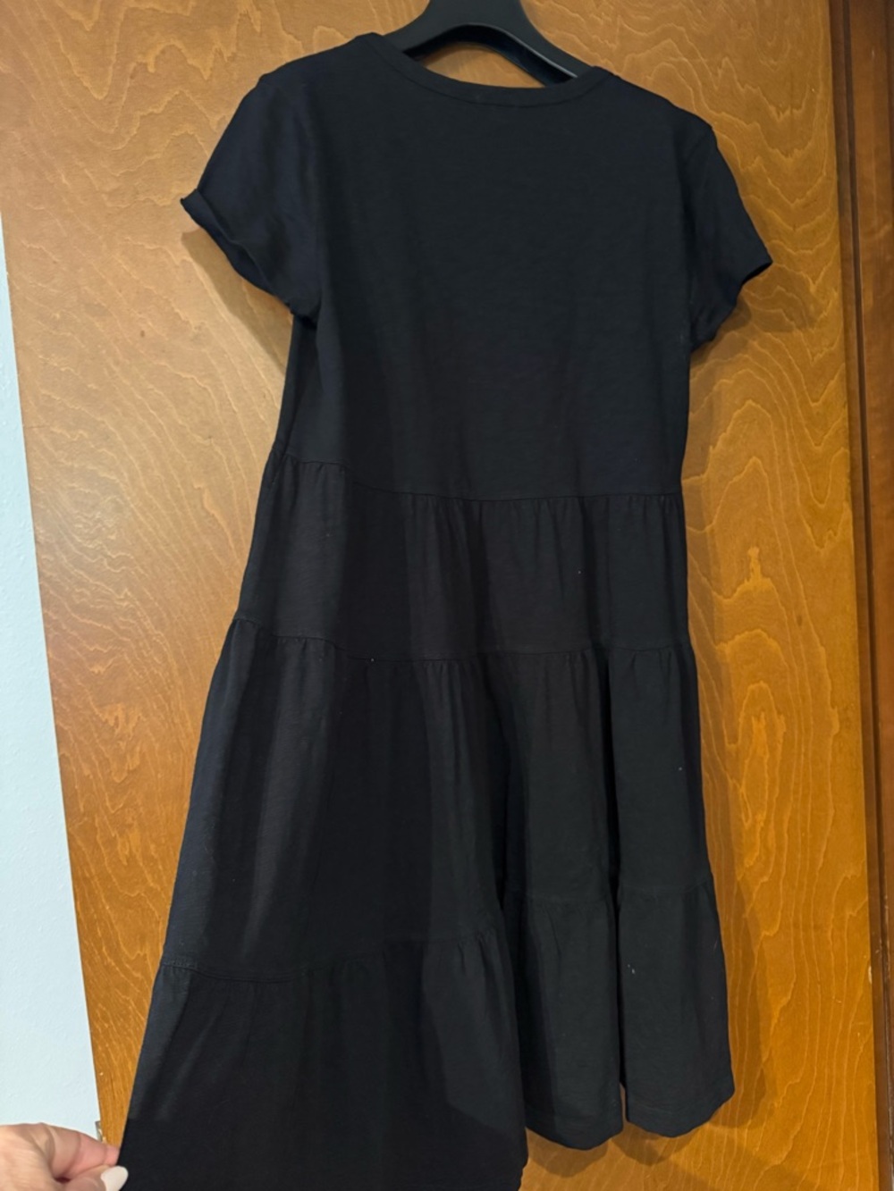 Dylan Black Women's Short-Sleeve Tiered Dress - Picture 8 of 9